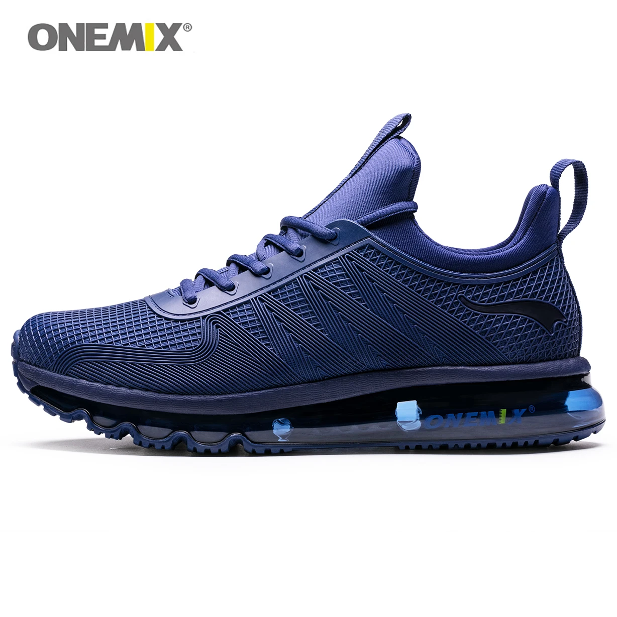 ONEMIX Sneakers for Men High Top Shock Absorption Sports Shoes Breathable Damping Outdoor Air Cushion Man Walking Jogging Shoes