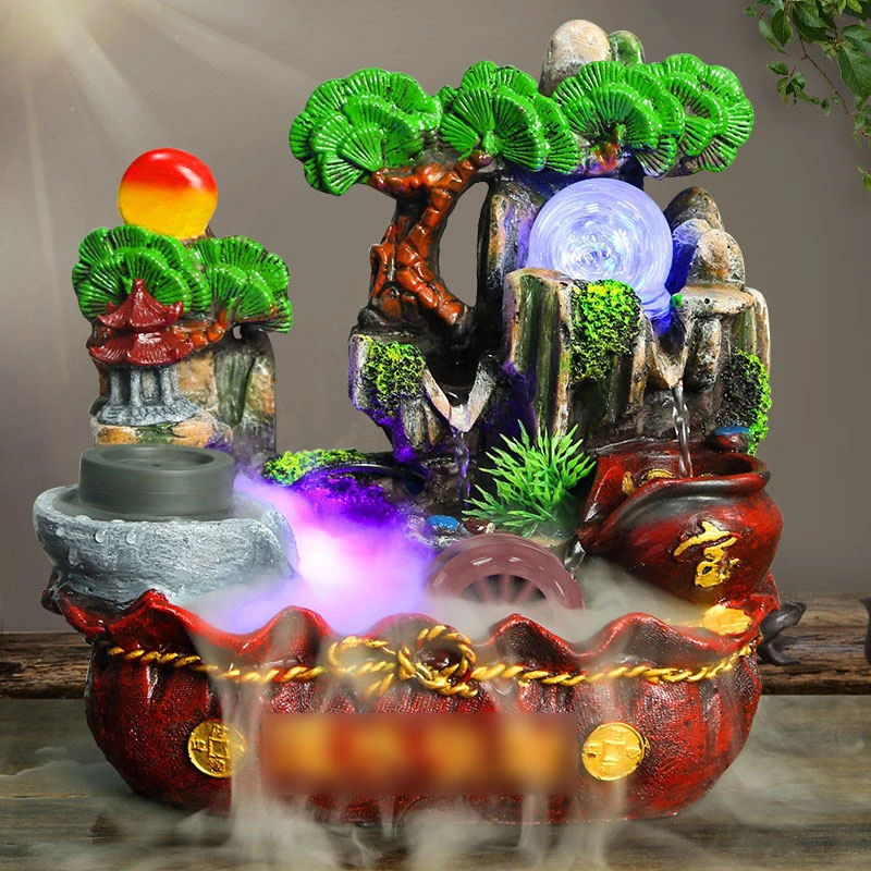 Waterscape Fish Tank Living Room Office Decorations Decoration