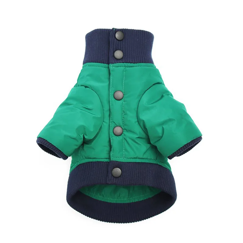 Зимняя одежда для собак очень теплая куртка щенков плотное хлопковое пальто с