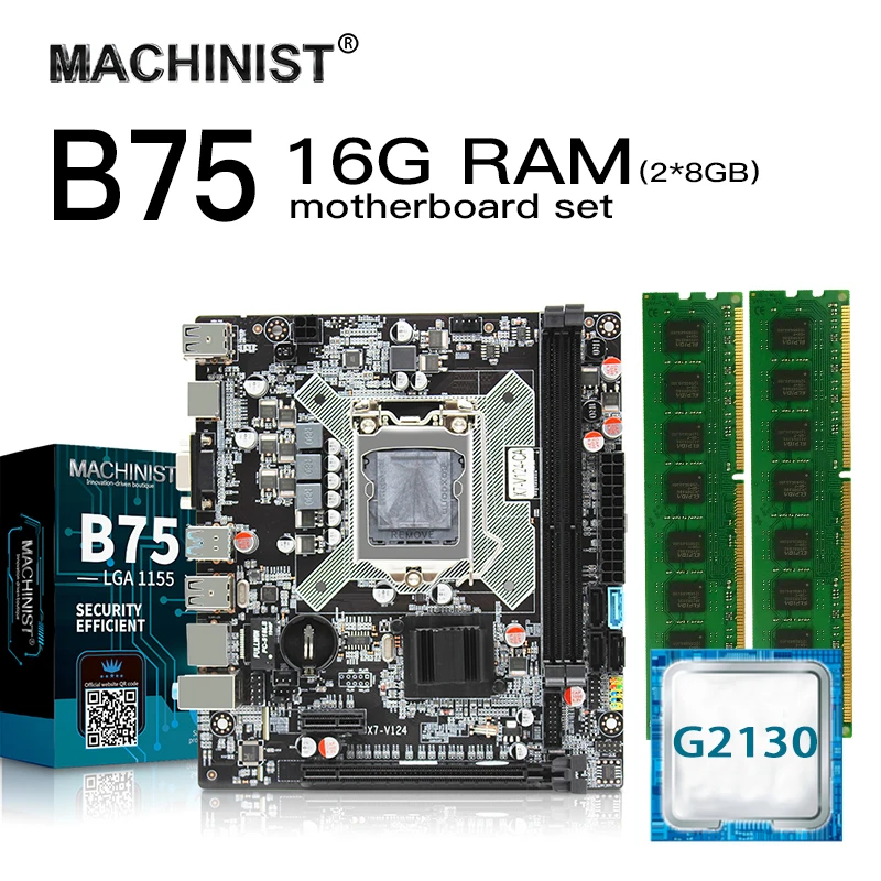 Preise B75 Lga 1155 Motherboard Kit Kit Mit Intel I3 3220 Lga1155 Cpu 16g (2*8g) Ddr3 Ram M-ATX Integrierte X7-V124