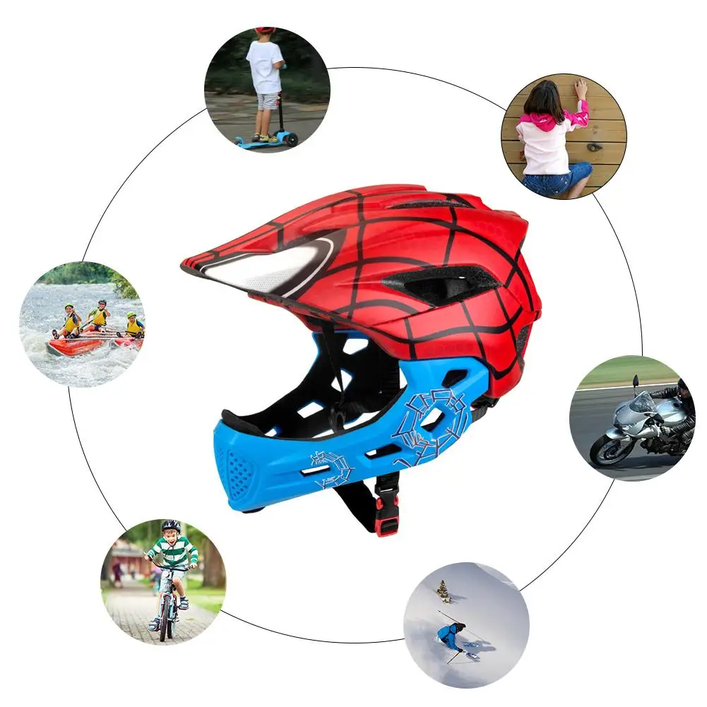 

Multi-Functional Sports Helmet Motorcycle Bicycle Balance Car Scooter Helmet Durable Head Protection For 3-14 Years Old Children