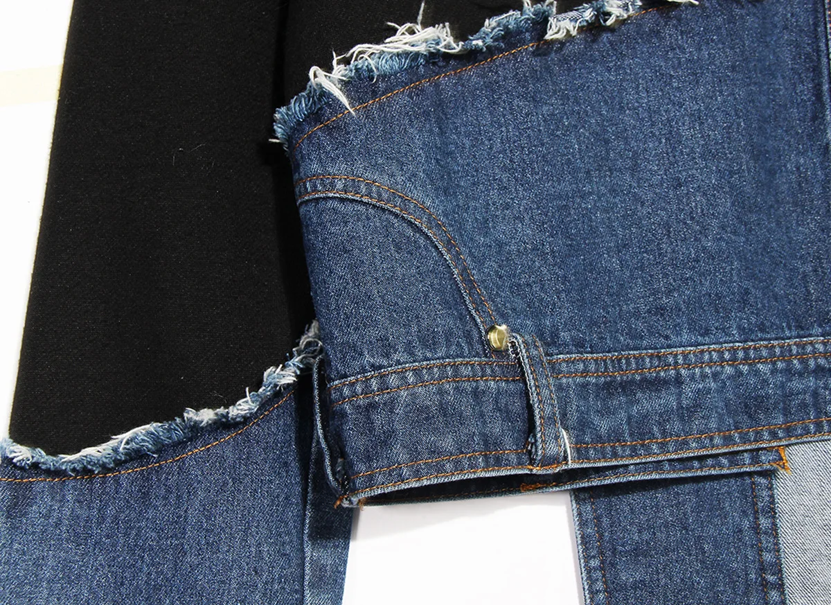 FINEBUD модная уличная одежда в Корейском стиле женская осенняя женские джинсовые