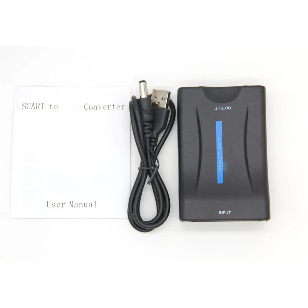 Адаптер 1080P Scart в HDMI совместимый преобразователь Аудио Видео для HD TV Sky Box STB
