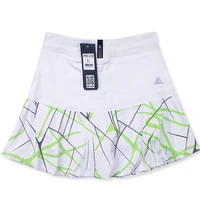 sexy female cross design tennis skirt with built in short high waist tennis skorts for women girls yoga sport badminton skirts