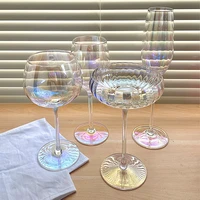 european style goblet crystal red wine glass wedding cocktail glass champagne sparkling wine glass home bar utensils dessert cup