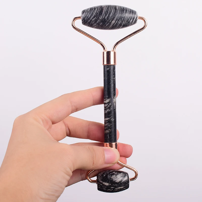 

Face Care Tool Sets Natural Picasso Jasper Roller Guasha Massage Slimming Anti Wrinkle Cellulite Crystal Scraping Massager Body