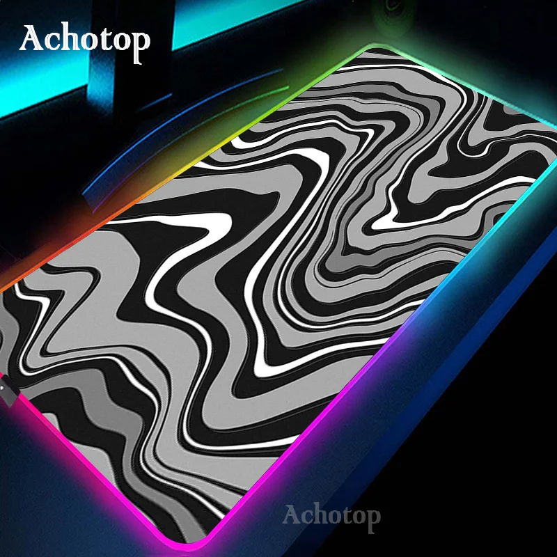 

Strata Liquid Gaming Mouse Pad Computer Mousepad RGB Large Mouse Pad Gamer Mouse Carpet Big Mause Pad PC Desk Mat with Backlit