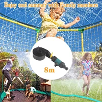 outdoor trampoline sprinkler water backyard yard water spray sprinkler splashing fun irrigation system for summer garden lawn