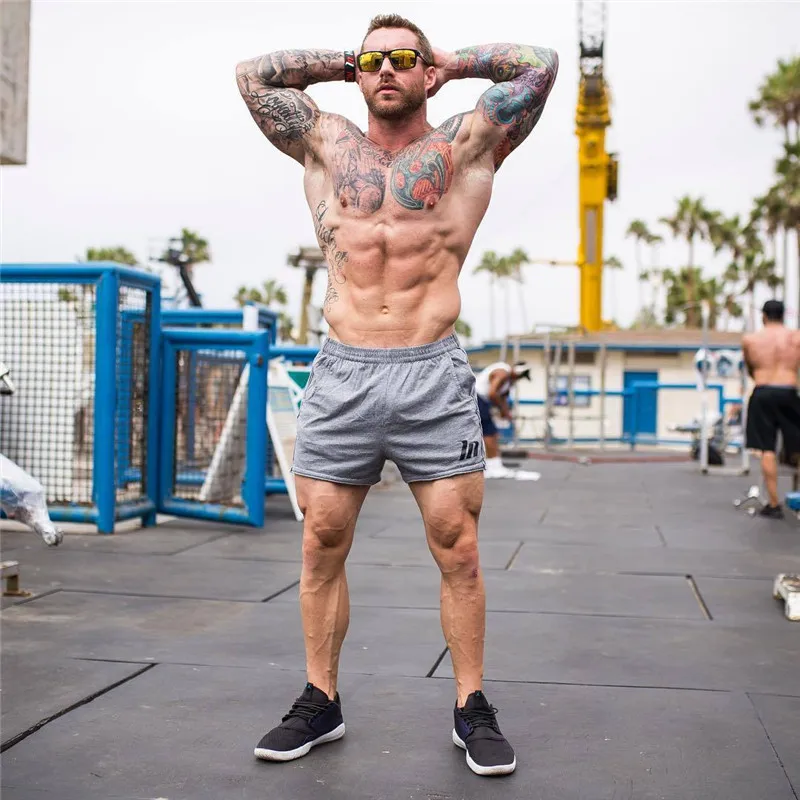 

2018 New Men Fitness Bodybuilding Shorts Summer Gyms Workout Male Camo Sportswear Short Pants Jogger Beach Man Brand Sweatpants