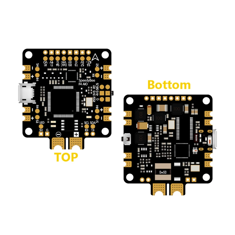 Система управления полетом RunCam SpeedyBee F4 V2 V2.0 AIO 3 6S Bluetooth Контроллер полета OSD с LC