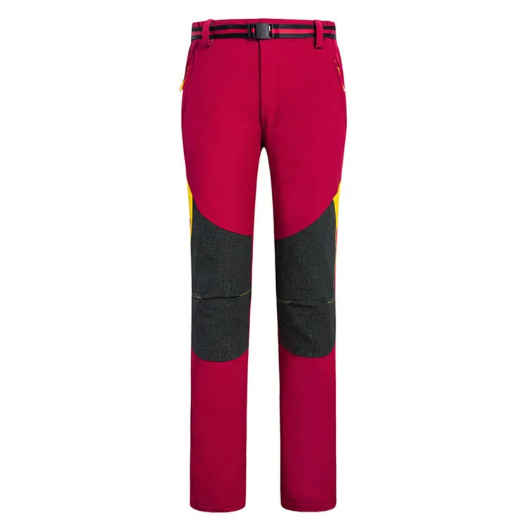 Women Red JACKSANQI мужские женские летние новые Стрейчевые быстросохнущие Спортивные Брюки Походные альпинистские треккинговые походные женские брюки RA252 - Цвет: Women Red