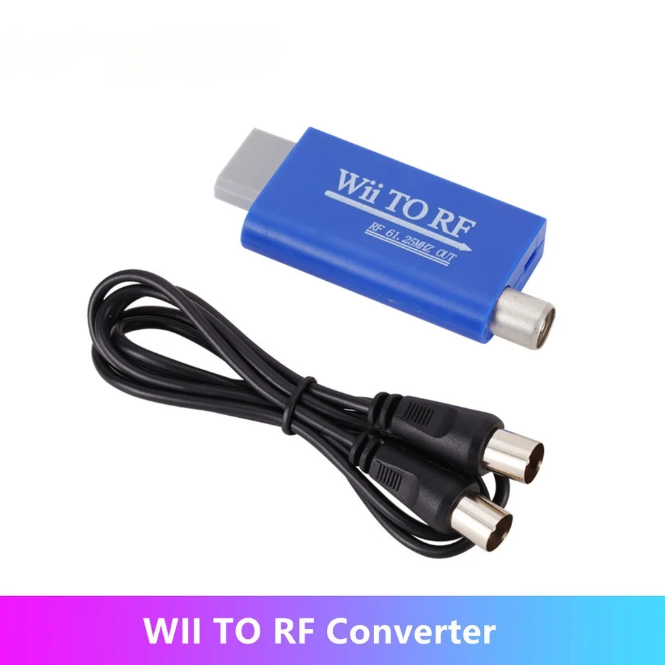 Новое поступление адаптер Wii в RF 2RF конвертер для ТВ с радиочастотным сигналом| |
