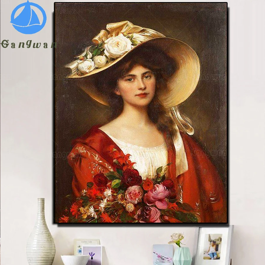 3D картина Стразы мозаика в европейском стиле для женщин графиня полная вышивка