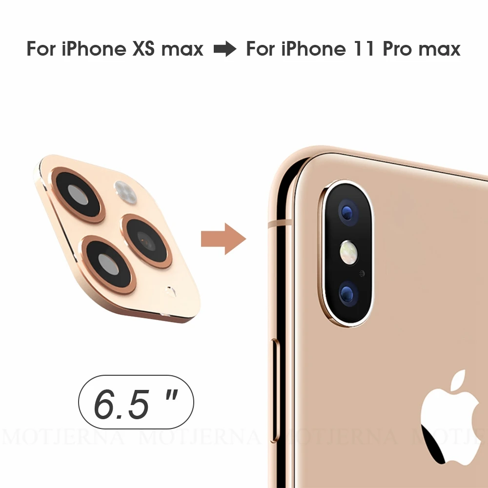 Titanium Alloy Protective Cover Case For iPhone X XS MAX Seconds Change 11 Pro Camera Lens Protector |