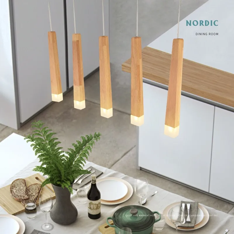 Скандинавская светодиодный нная светодиодная Подвесная лампа для кафе кухни