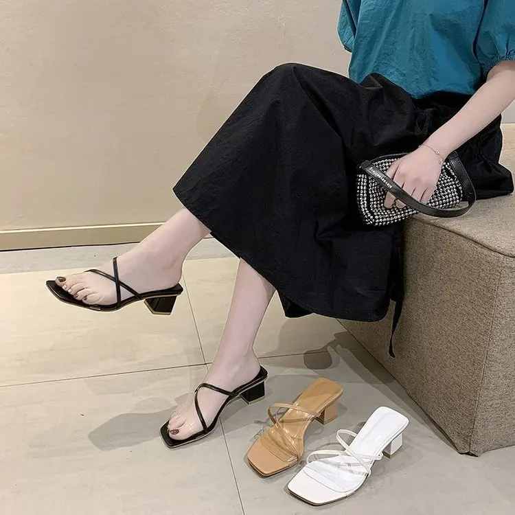

2021 sandals women summer new fashion women sandals party high heels adult sexy women high heels casual