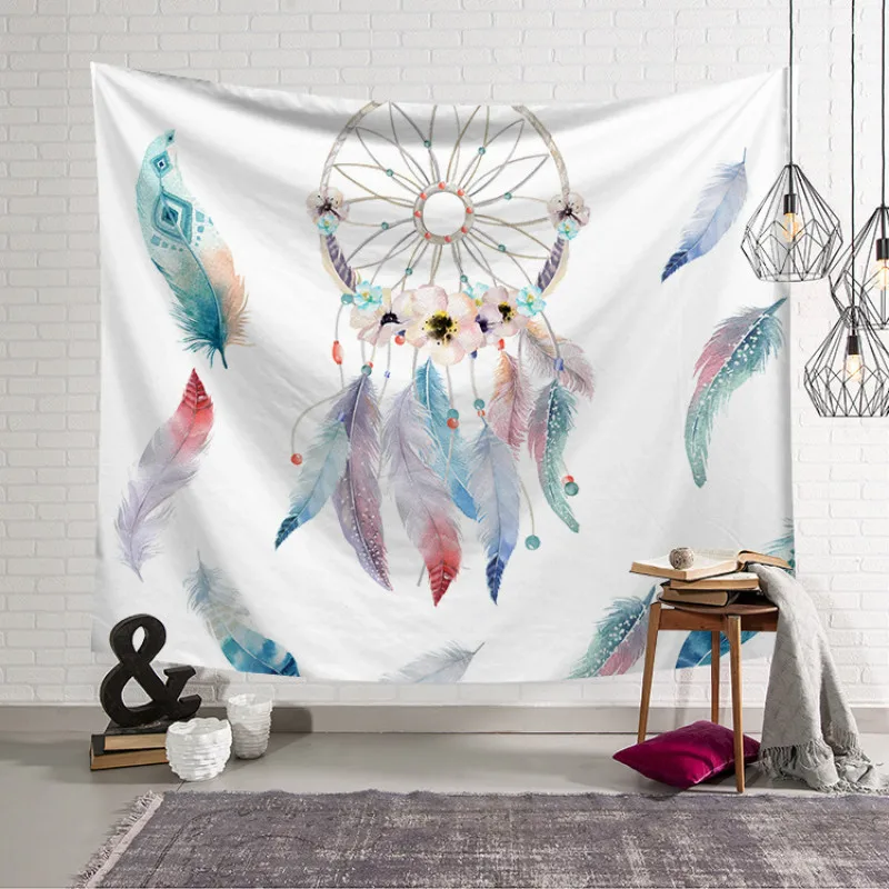 

New Green Unicorn Background Cloth Fashion Home Atmosphere Decoration Supplies Hanging Cloth Living Room Bedroom Tapestry
