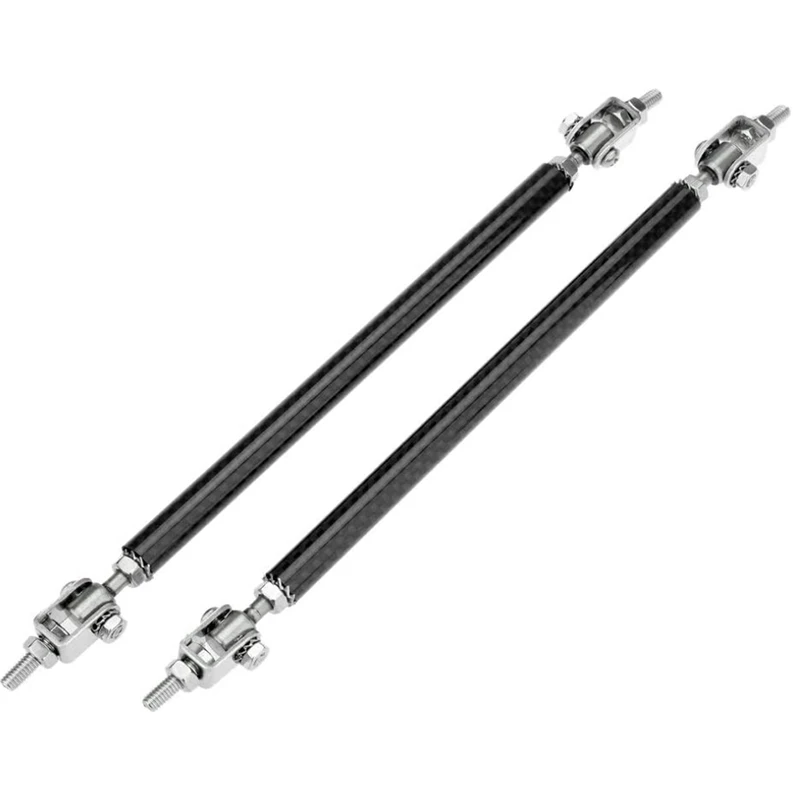 Углеродного волокна регулируемый 6 дюймов 9 черный удлинитель переднего бампера