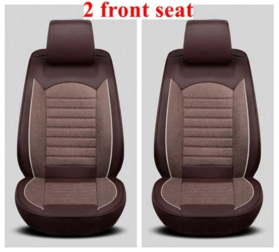 2 front no pillow Передняя+ задняя крышка автомобильного сиденья для Volkswagen Passat b5 b6 b7 b8 golf 4 golf 5 golf 6 golf 7 tiguan Polo tiguan touareg Dacia duster - Название цвета: 2 front no pillow