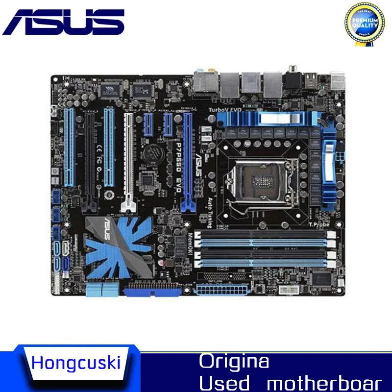 Материнская плата для настольного компьютера Asus P7P55D EVO P55 Socket LGA 1156 i3 i5 i7 DDR3 16G ATX