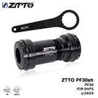 ZTTO PF30sh PF30 24 адаптер GXP велосипедные нижние кронштейны, пресс, Стопорная ось для горных и шоссейных велосипедов, запчасти 24 мм, кривошипная система