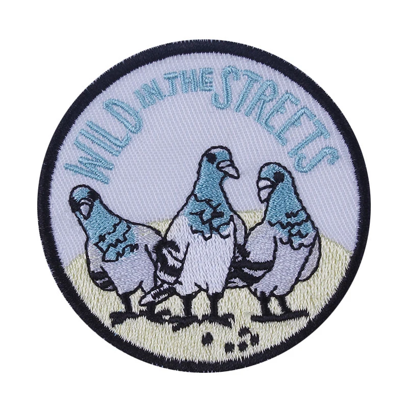 Патчи на одежду с рисунком птицы вышивкой|Заплатки| |