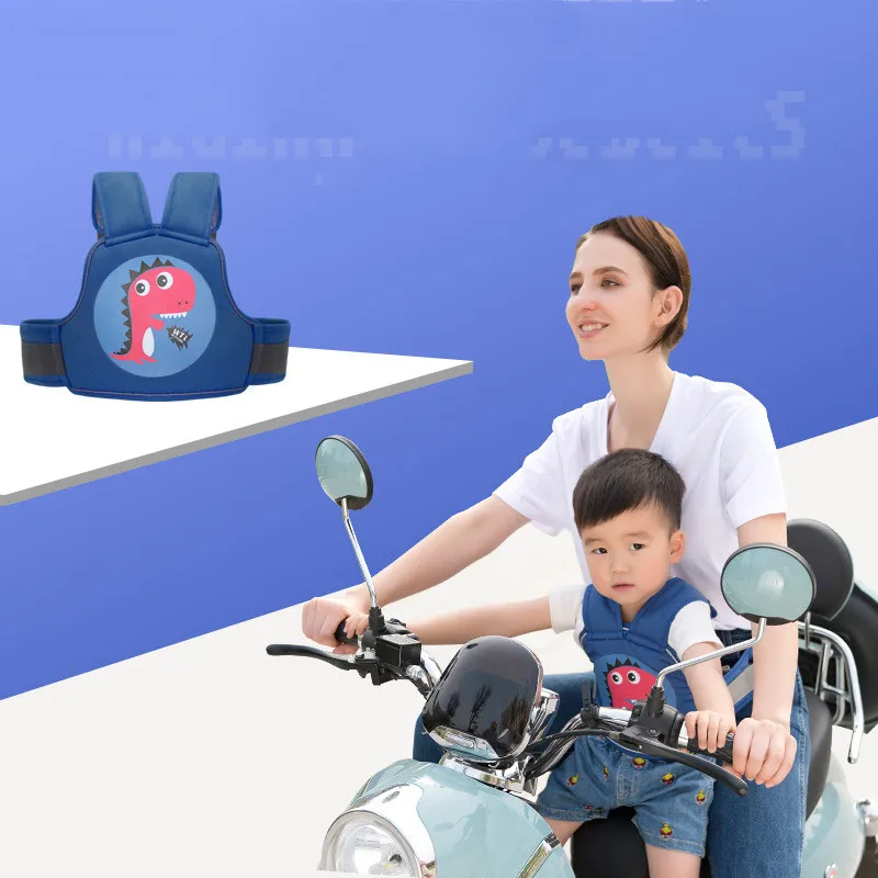 Child Safety Cycling Belt Harness Electric Motorcycle Fixing Anti-fall Adjustable Protection Harnais Enfant Porte Bebe Ceinture