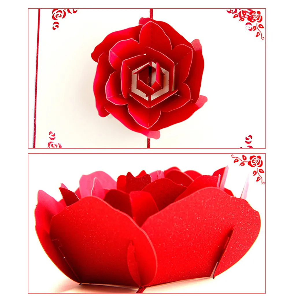 best selling 2020 products 3D Popped Greeting Card Love Romantic Wedding Valentine's Day Gifts Cards support dropshipping | Дом и сад