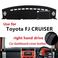 taijs factory protective anti uv classic leather car dashboard cover for toyota fj cruiser right hand drive