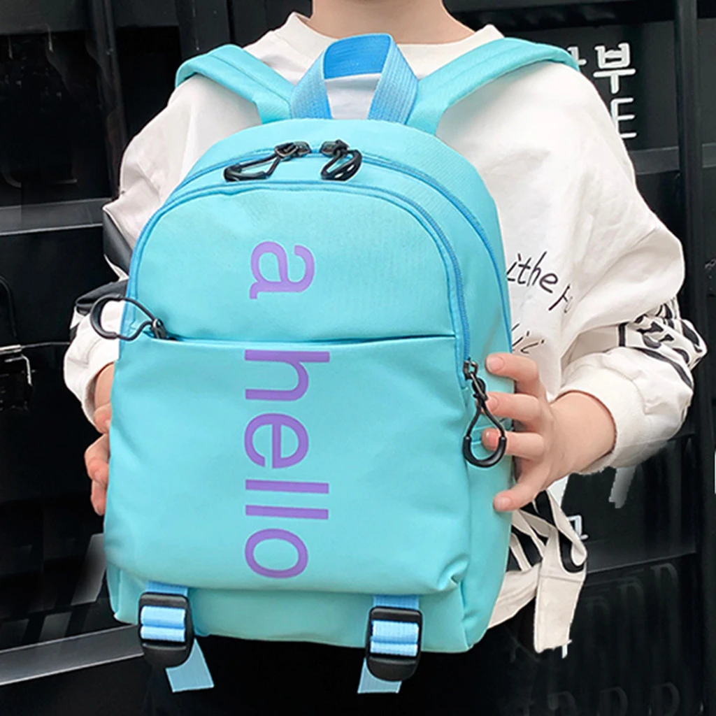 Женский дорожный холщовый рюкзак вместительный горизонтальный квадратный с