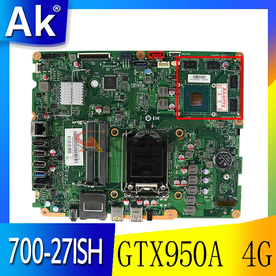 

For Lenovo 700-24ISH 700-27ISH AIO Motherboard GTX950A 4G 3D 01Gj013 100% test work