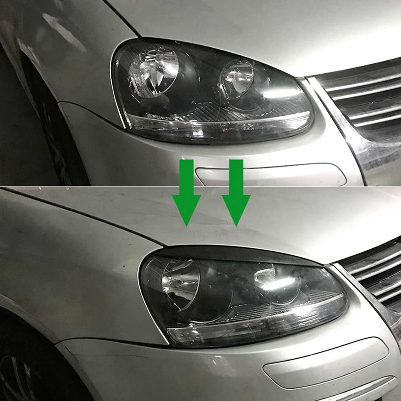 Автомобильные фары Брови Веки накладка наклейка для VW GOLF MK5 GTI R 2005 2006 2007