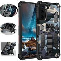 shockproof armor case for samsung m51 ring stand bumper silicone pc phone back cover for galaxy a12 a52 a32 a72 a51 a71 s21