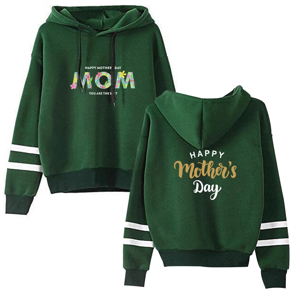

Mothers Day Clothes Hoodies Long Sleeve Sweatshirt Women Men's Harajuku Streetwear Sunset Curve New Oversized Hoodie