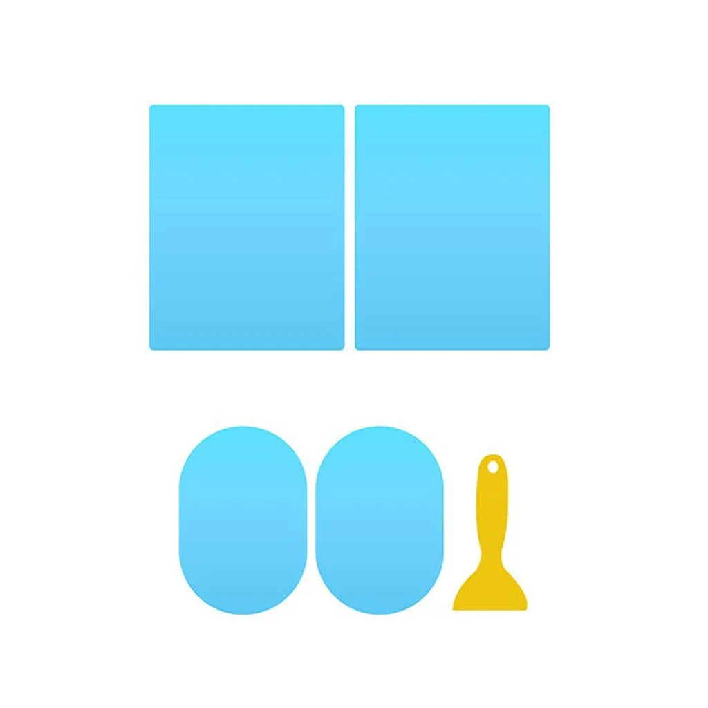 2 шт./компл. Автомобильная противотуманная наклейка заднего вида s прозрачная