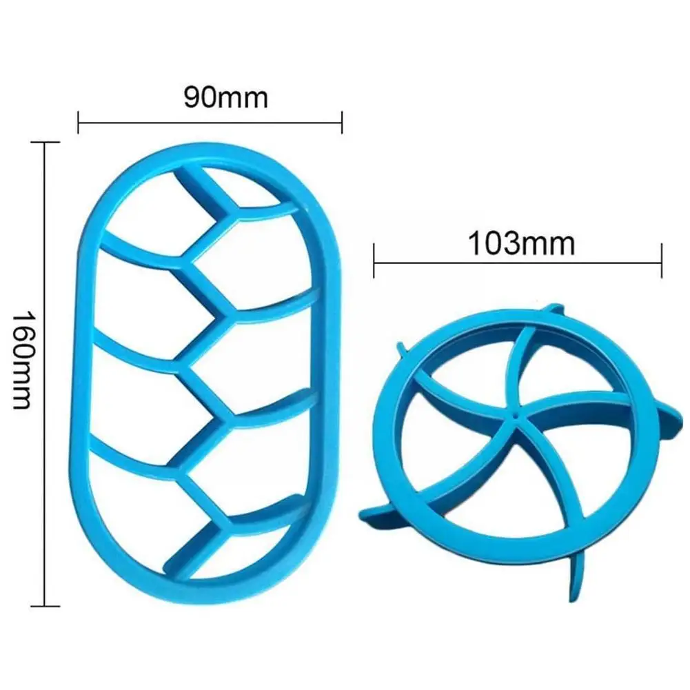 

2 Piece Set Of Dough Mold DIY Pressing Dough Baking Hand Tool Non-stick Bread Cutter Pastry Plastic T8A1