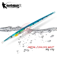 hunthouse fishing needle jig long metal rattle lure 140mm36g 160mm56g uv sinking slow jigging shore spoon artificial tackle