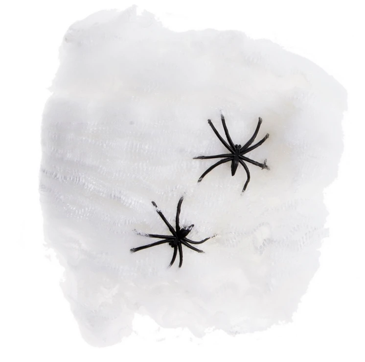 Новинка 2021 ужасные украшения для вечерние НКИ паутина на Хэллоуин с черными