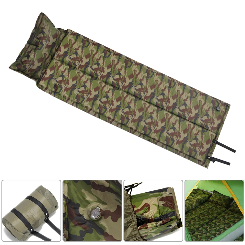 

Ergonomics Inflatable Mattress Durable Portable Camping Mats Comfortable Inflatable Sleeping Pad Soft Ultralight