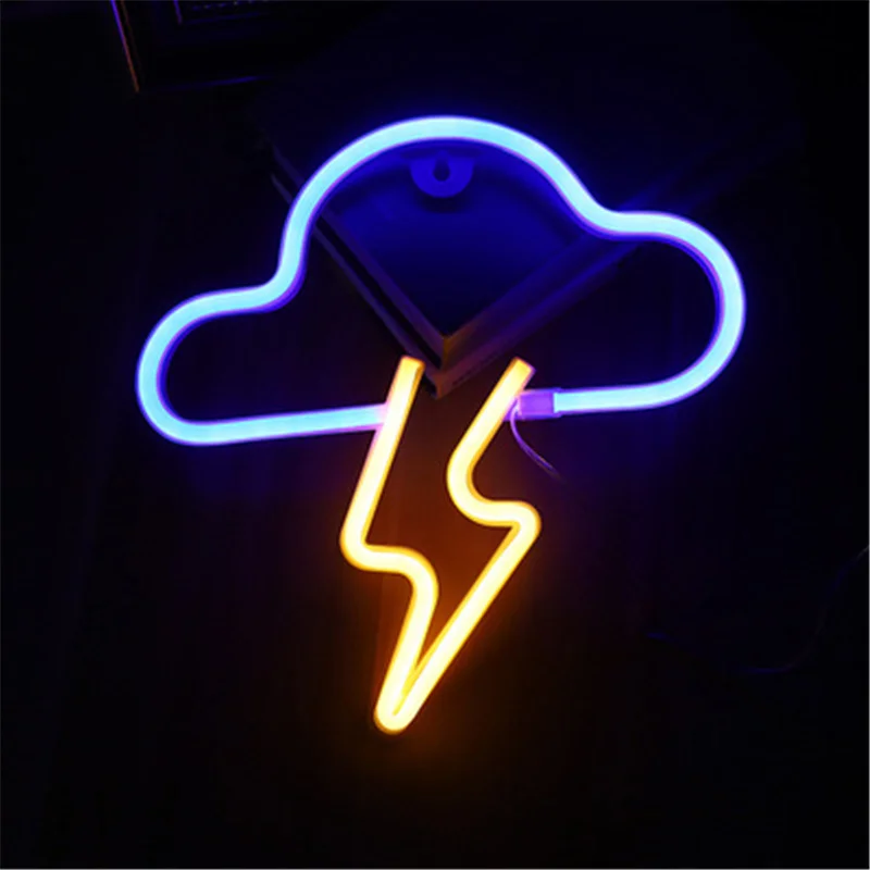 Неоновый светодиодный светильник ning Cloud настенный декоративный неоновый для