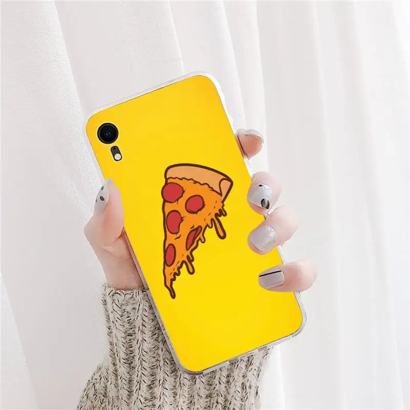 

cute pizza Phone Case For iPhone X XS MAX 11 12 pro max 6 6s 7 7plus 8 8Plus 5 5S XR se 2020 case