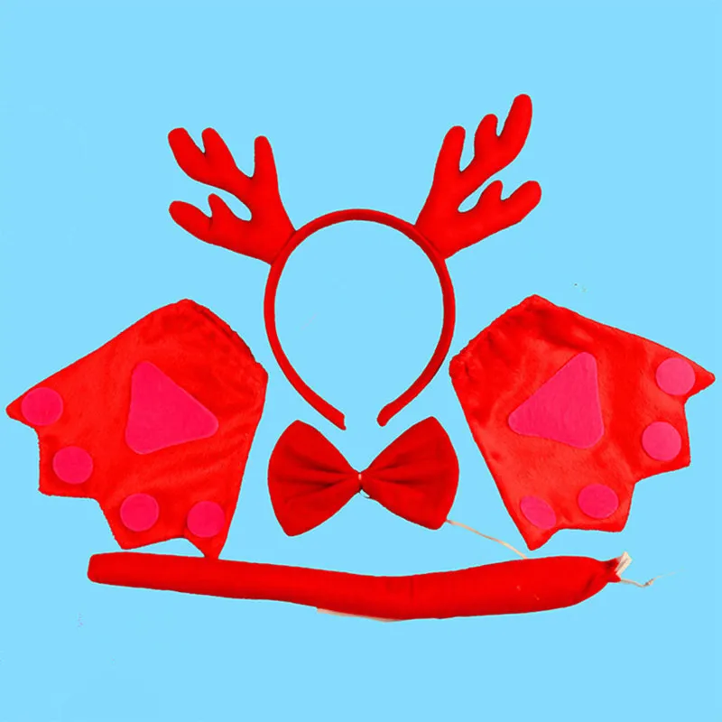 Новинка рога животных дракона Повязка На Голову галстук бабочка хвост рукавицы