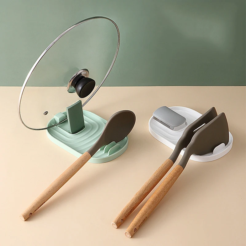 Foldable Lid Rack Spatula Integrated Multi-function Kitchen Stove Drain Tool Chopstick Spoon Racks Gadget 2020 | Дом и сад