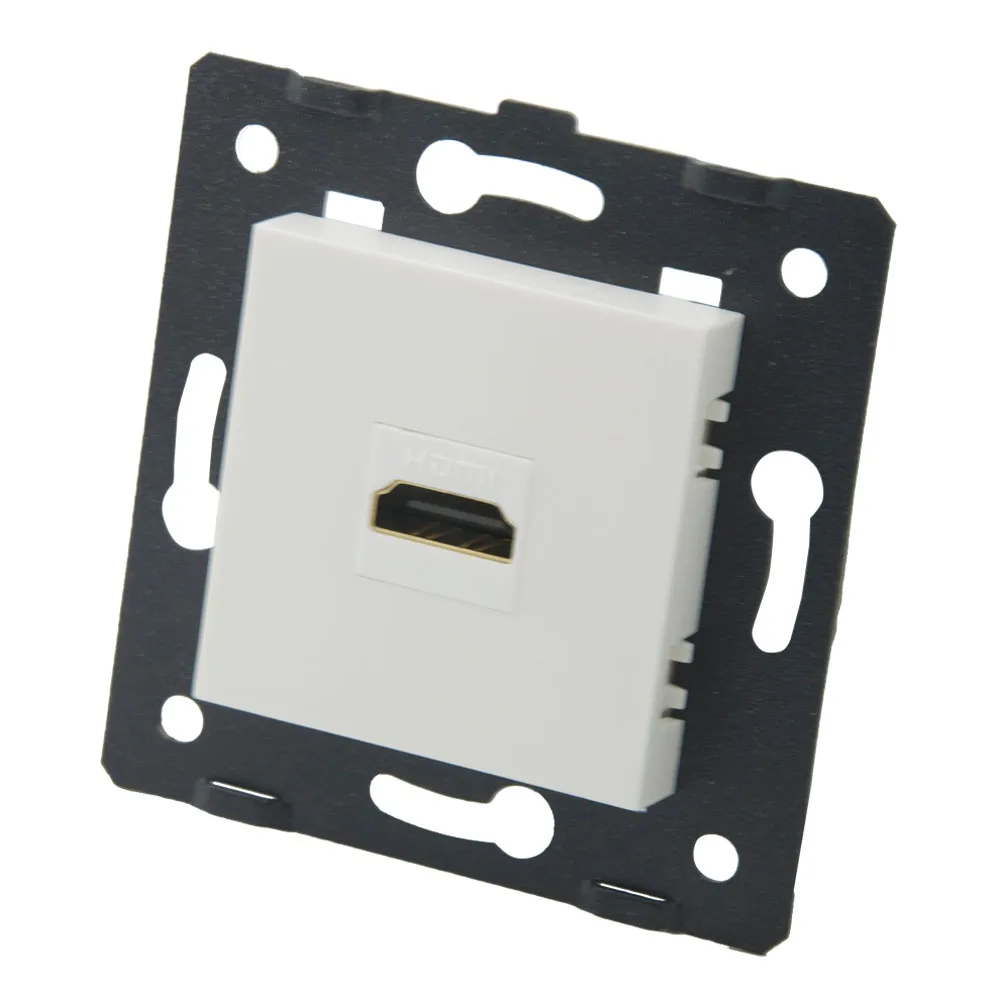 Европейский 45 стиль 1 порт HDMI мама к женской настенной пластине Поддержка порта 4K