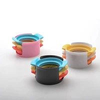 tabletop multifunctional egg cutter creative breakfast gadget abs plastic strawberry fruit mold 304 stainless steel wire slicer