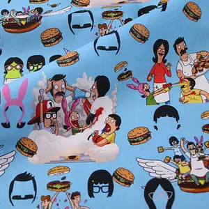 Bobs Burgers Cartoon Characters Large Iron on Heat Transfer Patch Bobs Burgers Cartoon Characters Large Iron on Heat Transfer Patch