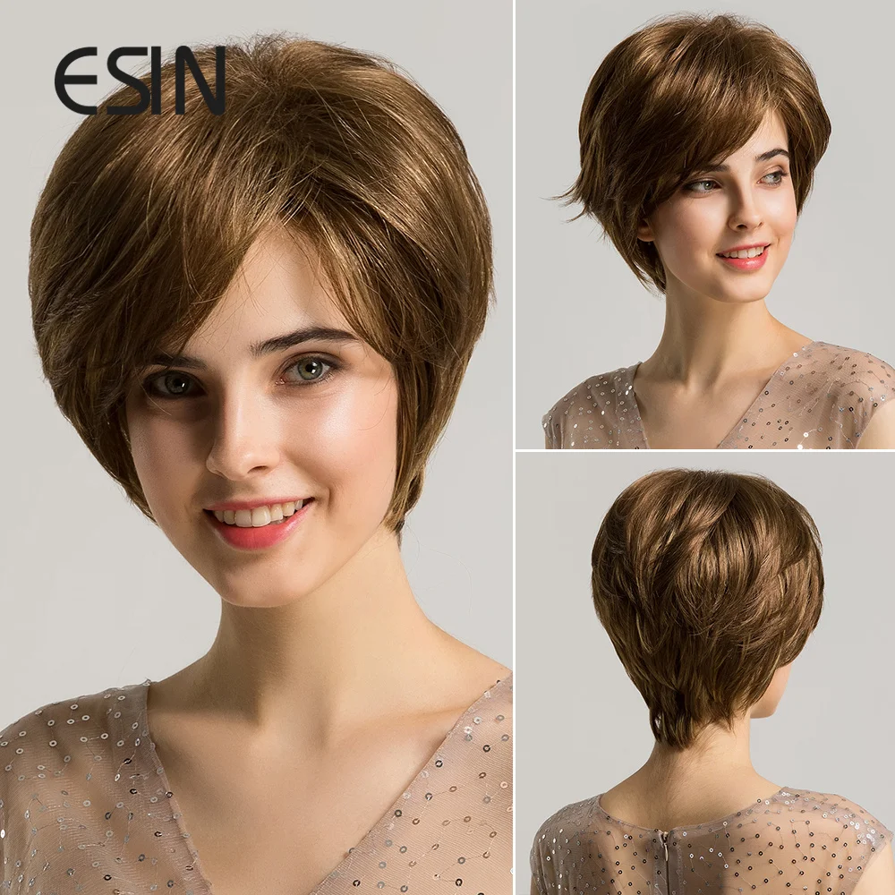 Inhaircube синтетические женские парики с естественной челкой пушистые слоистые