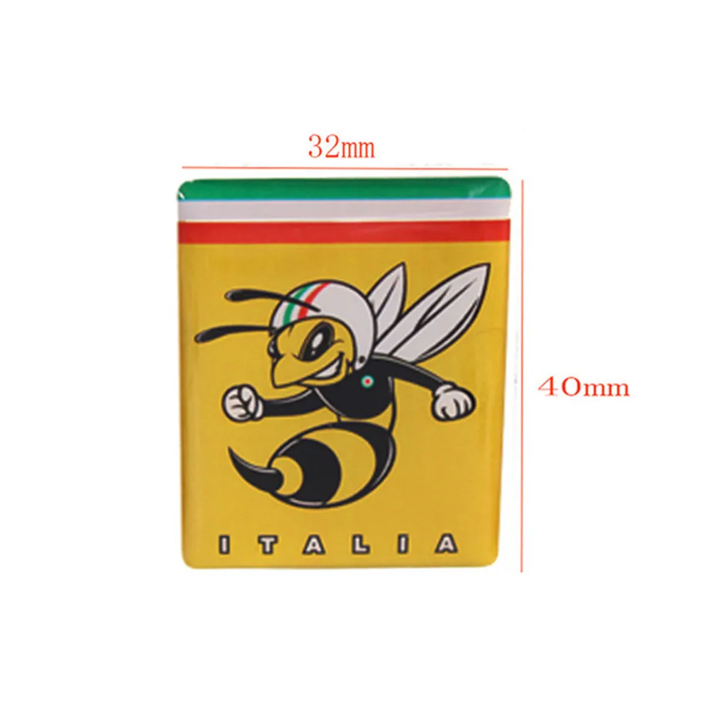 3D круглая переводная картинка наклейка для мотоциклов Смола Италия наклейки