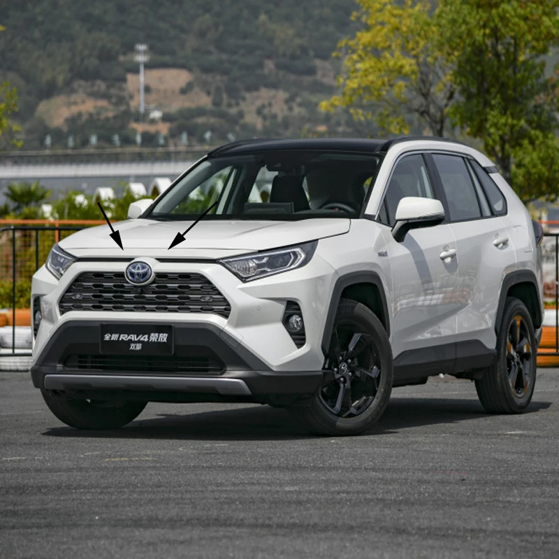Передняя капот двигателя декоративная крышка отделка для toyota rav4 rav 4 xa50 2019 2020