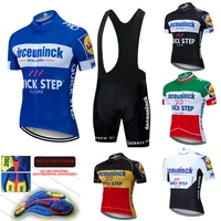 2021 trekking cycling clothing quick dry mens bicycle clothing summer team cycling jerseys 20d gel bike shorts set